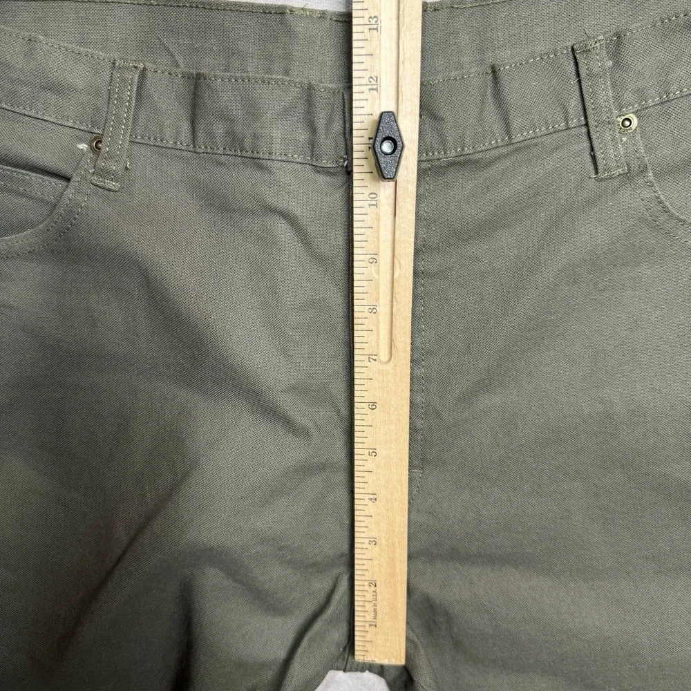 Dickies Pants Mens 36x34 (Fits 37x33) Khaki Green Carpenter Canvas Work Utility